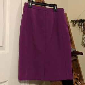 Purple Midi Skirt